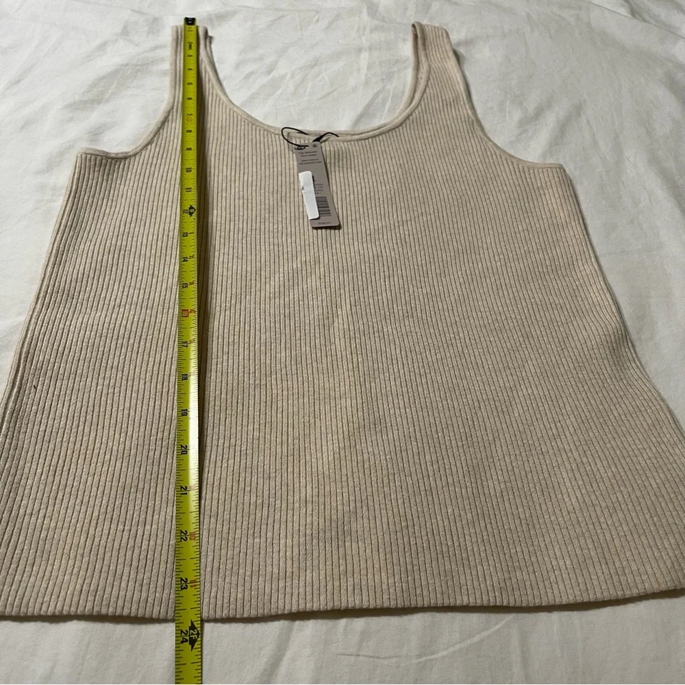 NWT NIC+ZOE Rib Tank‎ Top in Sandshell_7